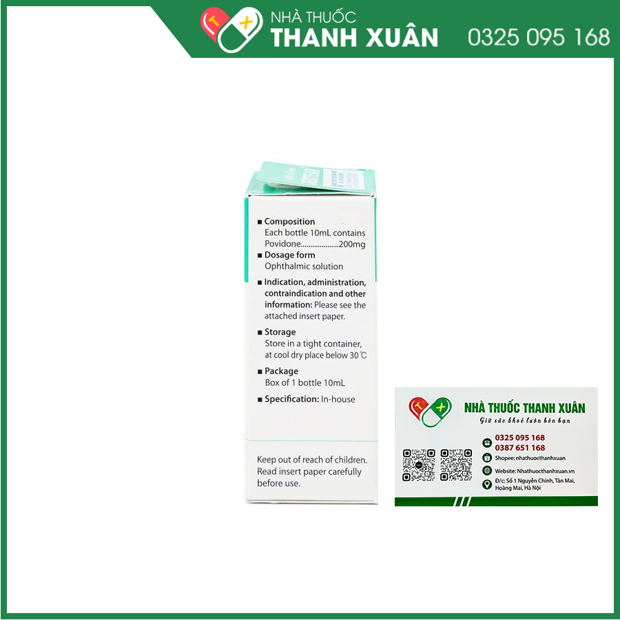 Dextear thuốc điều trị triệu chứng khô mắt